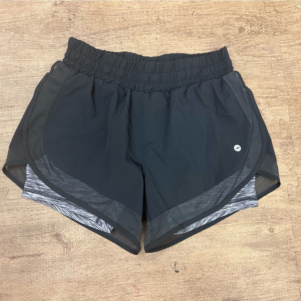 Grey athletic shorts